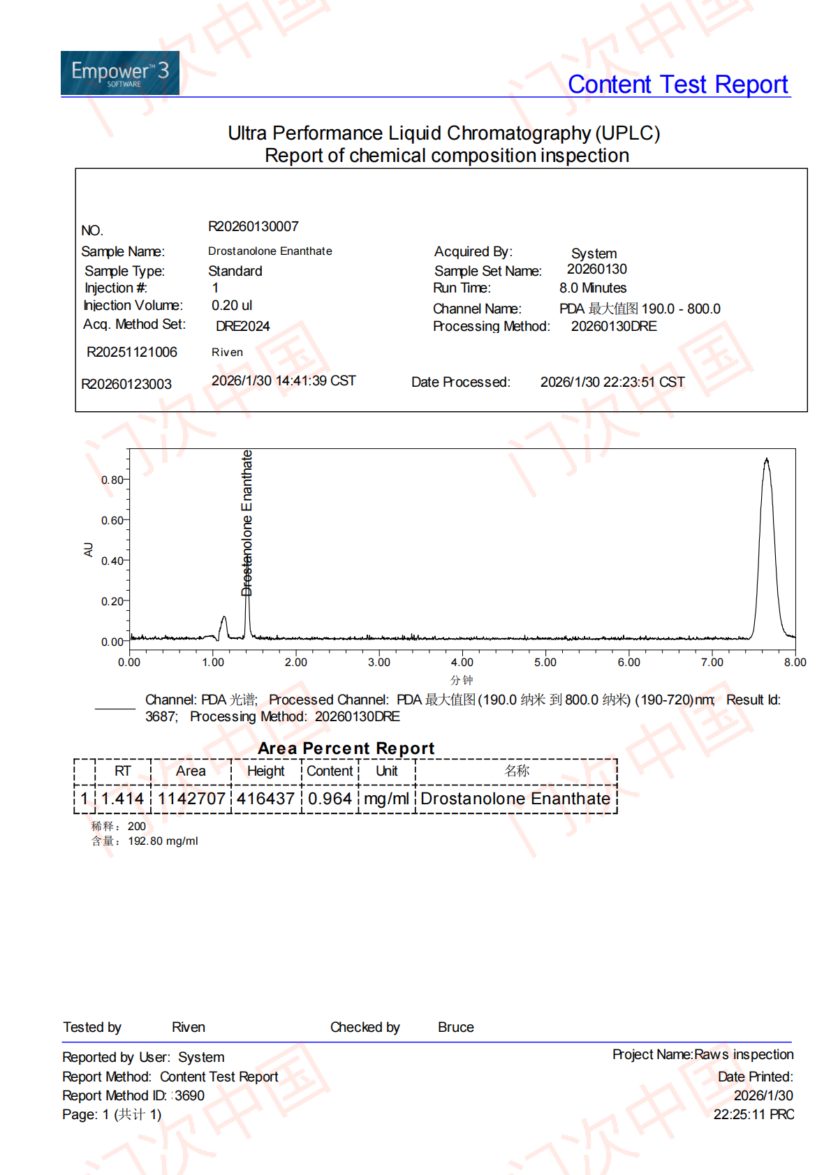 Drostanolone P100-短曲-MAGNUM - Image 3
