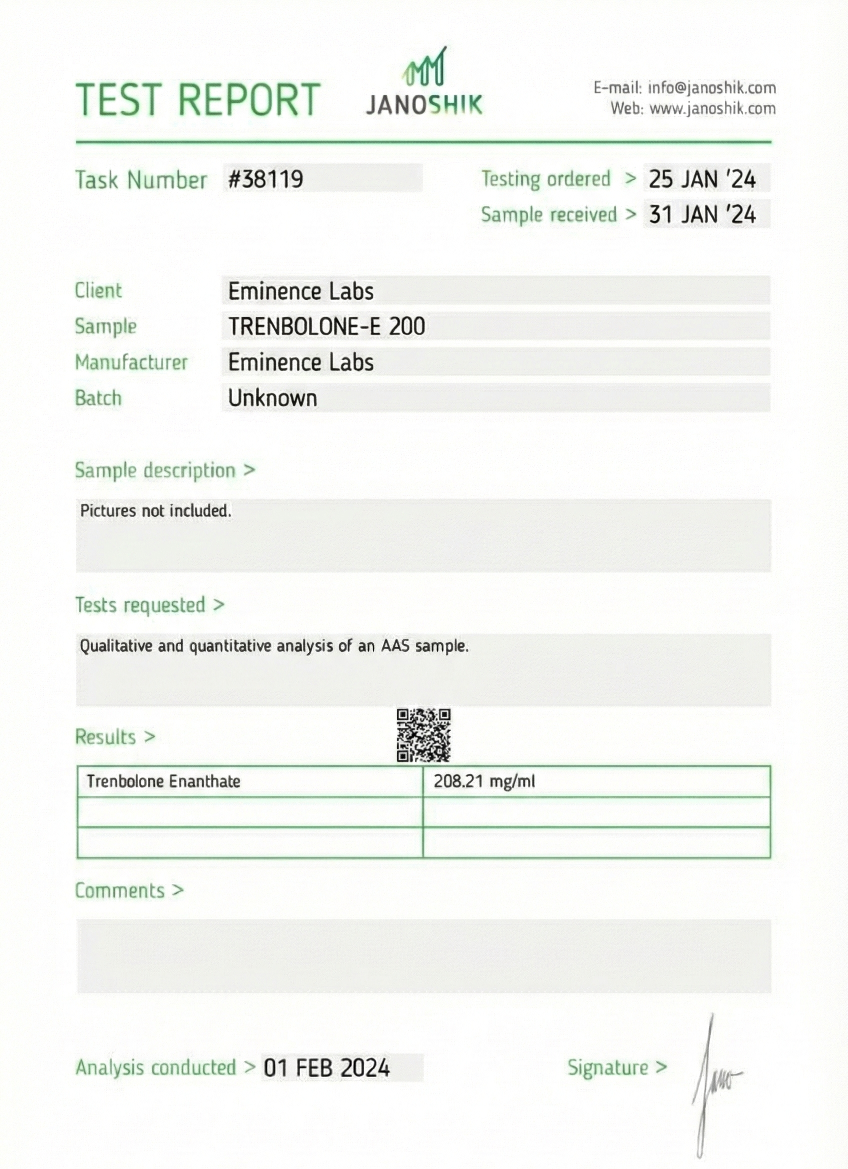 Trenbolone E200-长群-Eminence - Image 3
