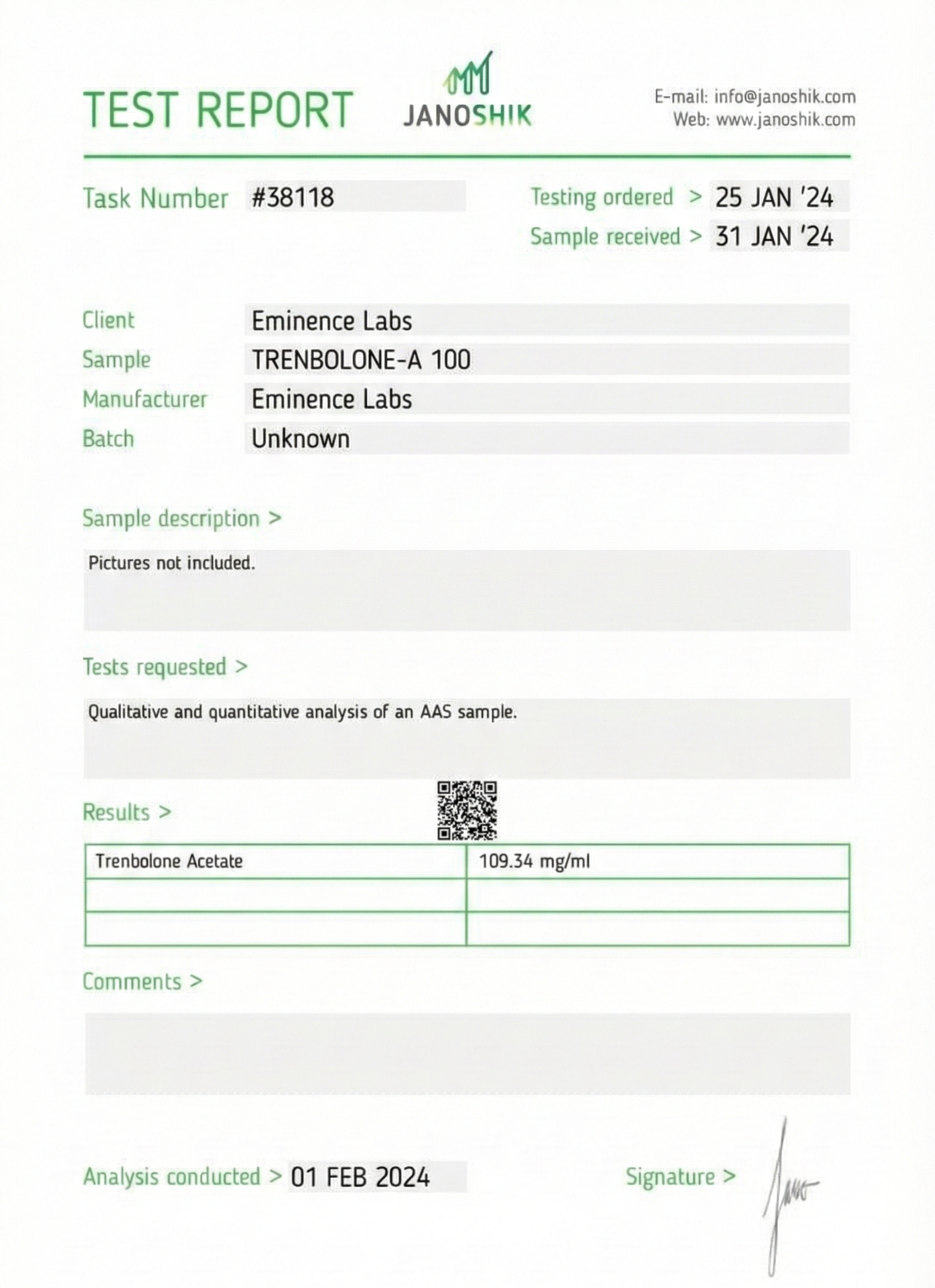 Trenbolone A100-短群-Eminence - Image 3