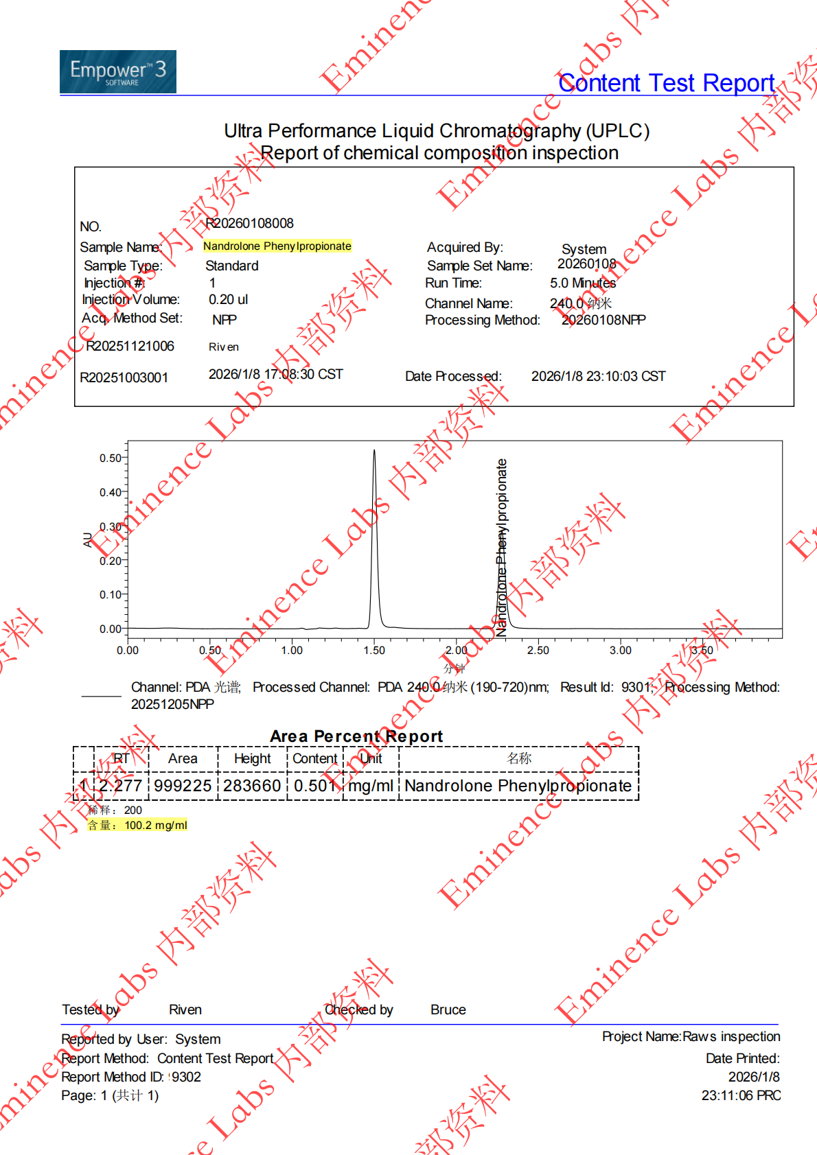 Nandrolone P100 NPP-Eminence - Image 3